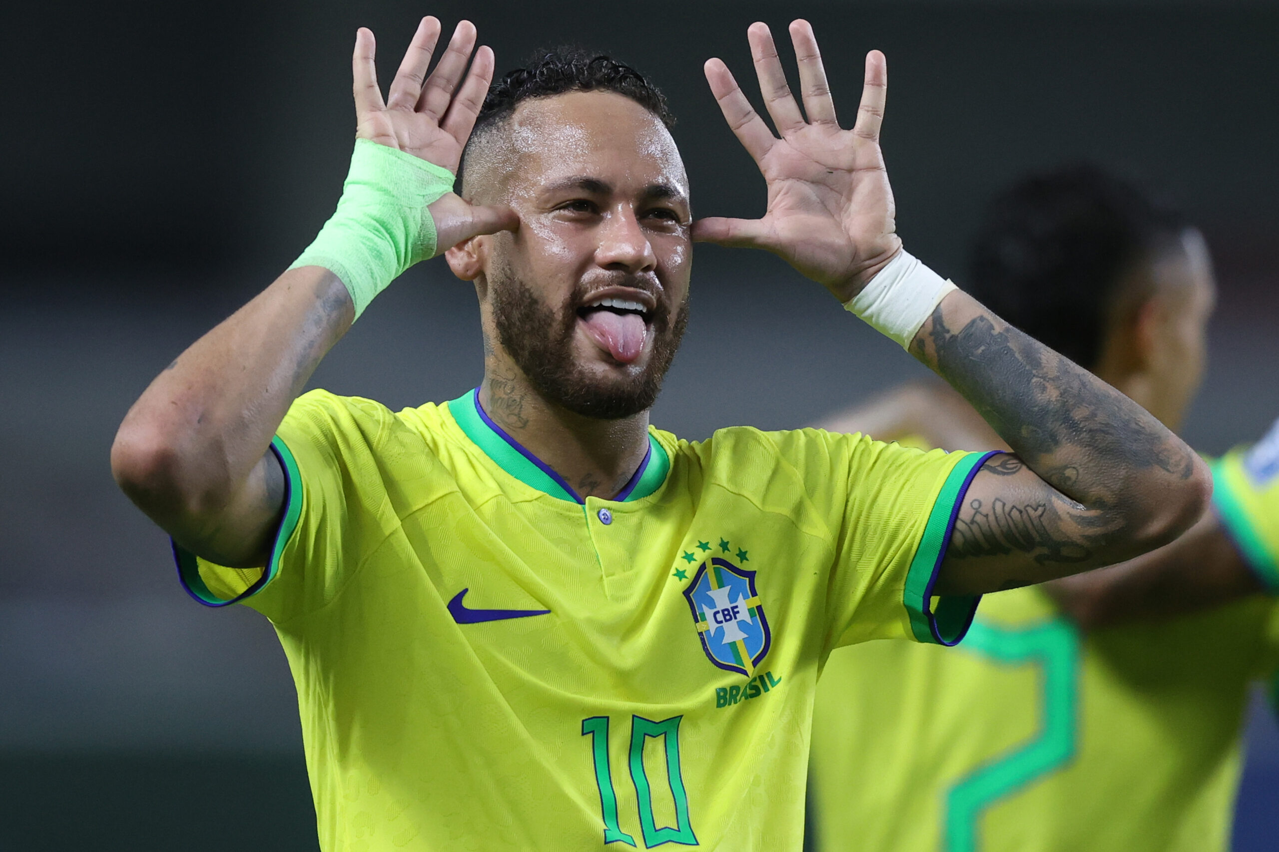 Neymar. Brasil x Bolívia no Estadio Mangueirão, Belém do Pará - PA, Brasil.
Eliminatórias 2026.
Foto:Vitor Silva/CBF