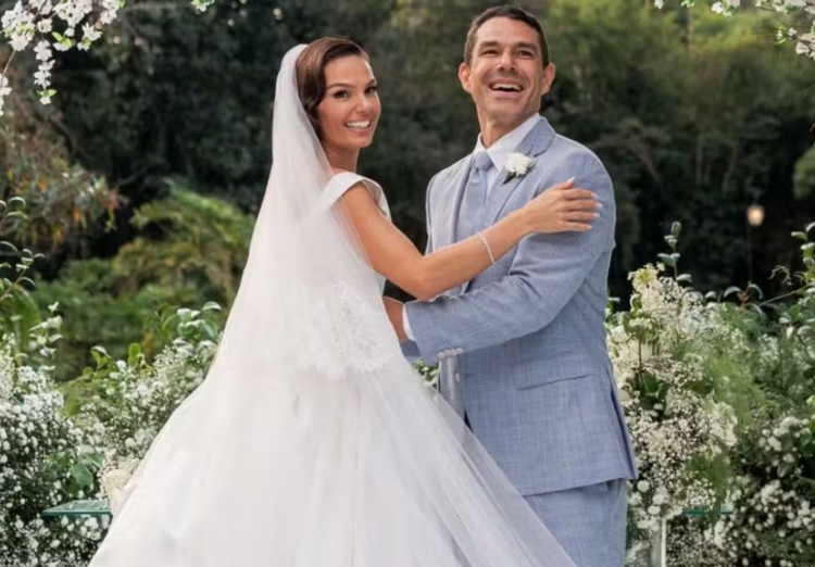 Isis Valverde e Marcos Buaiz celebram casamento em cerimônia elegante no interior de SP