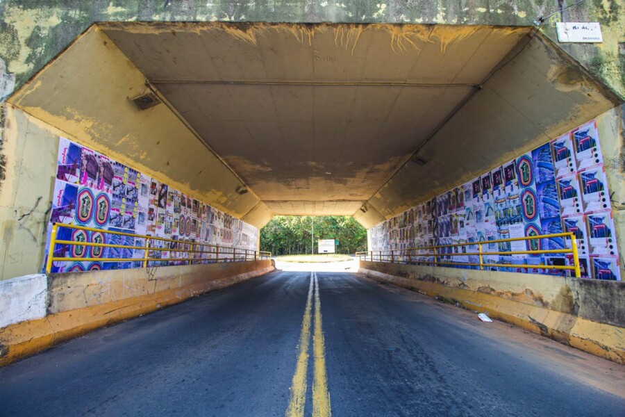Túnel Mário Covas, em Mogi Mirim, é revitalizado com intervenção artística urbana