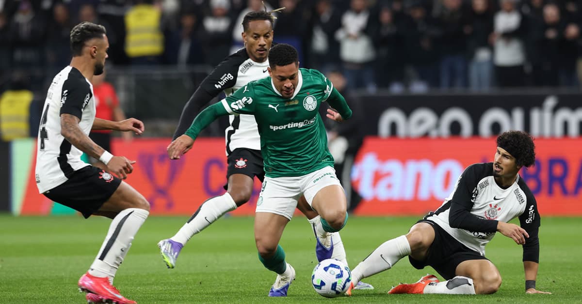 Corinthians vence Palmeiras por 1 a 0 e acende debate sobre decisões do VAR
