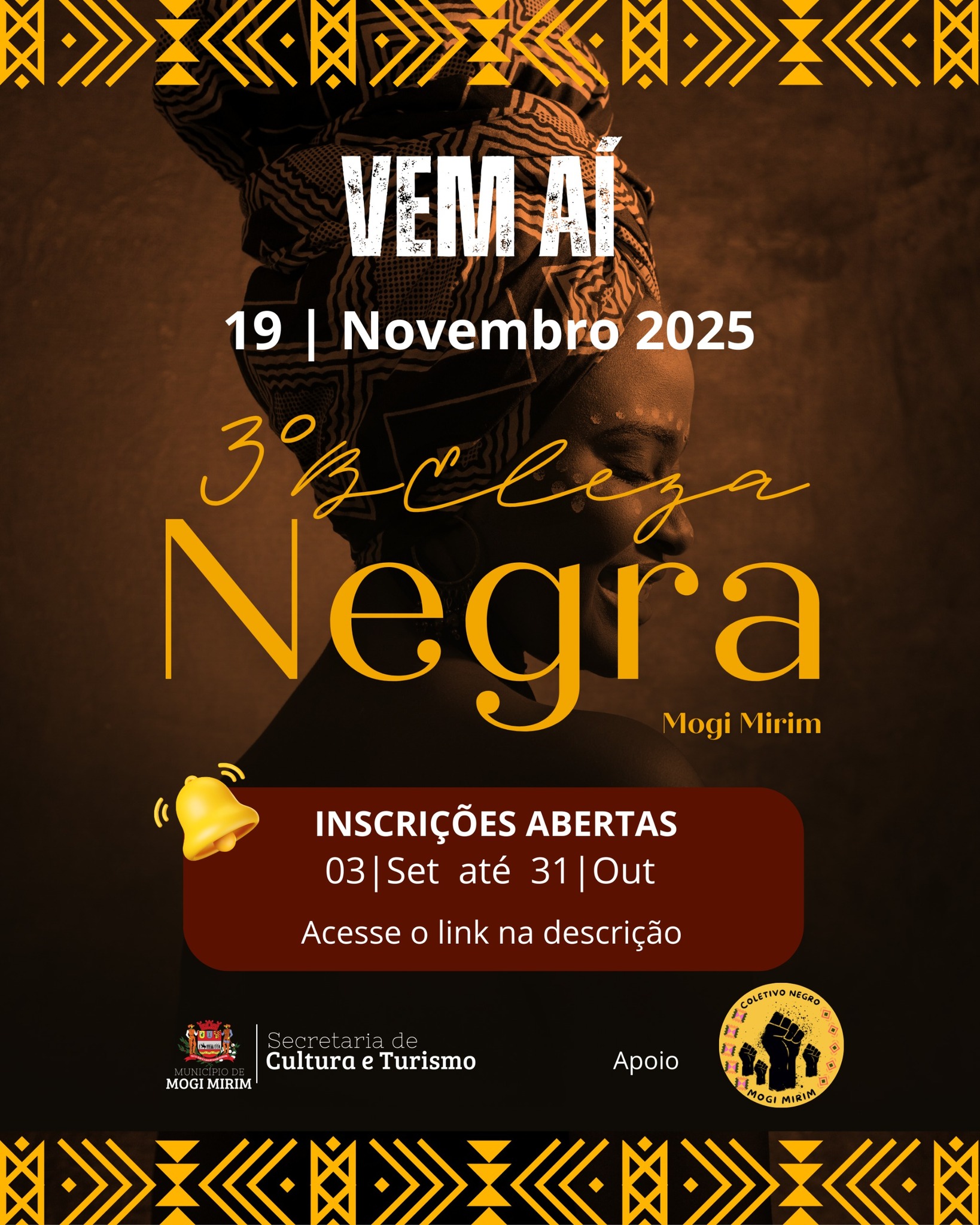 Mogi Mirim Abre Inscrições para o Concurso Beleza Negra 2025