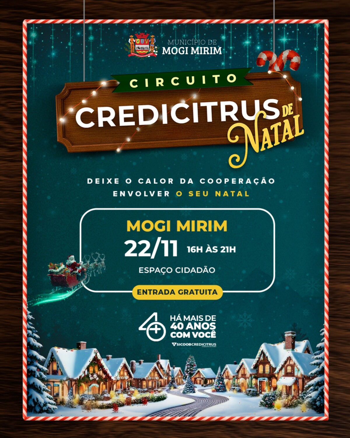 MOGI MIRIM RECEBE O NATAL MAIS COOPERATIVO DO ANO!