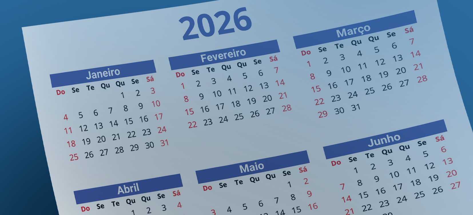 Feriados 2026: todas as datas pra você se programar