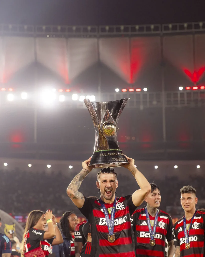 FLAMENGO CAMPEÃO BRASILEIRO! ARRASCAETA COMEMORA E FAZ HISTÓRIA