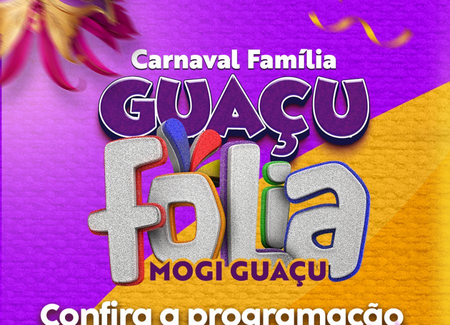 Guaçu Folia 2026 abre inscrições para blocos com premiação de até R$ 5 mil!