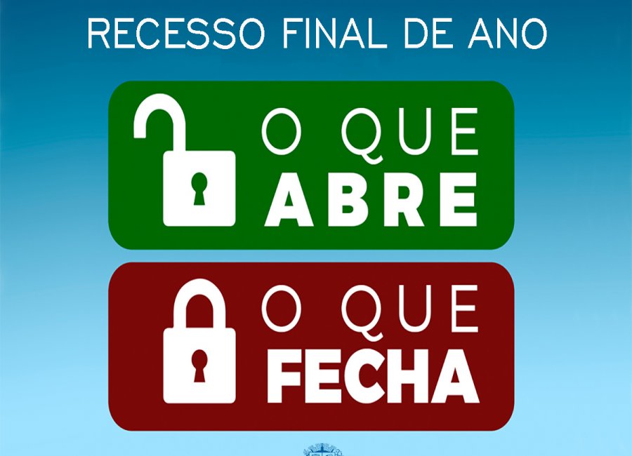 Funcionamento da Prefeitura de Mogi-Guaçu no fim de ano!