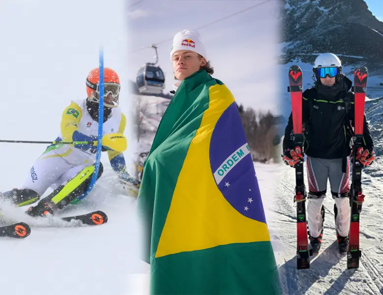 Lucas Pinheiro: a estrela brasileira na neve em Bormio