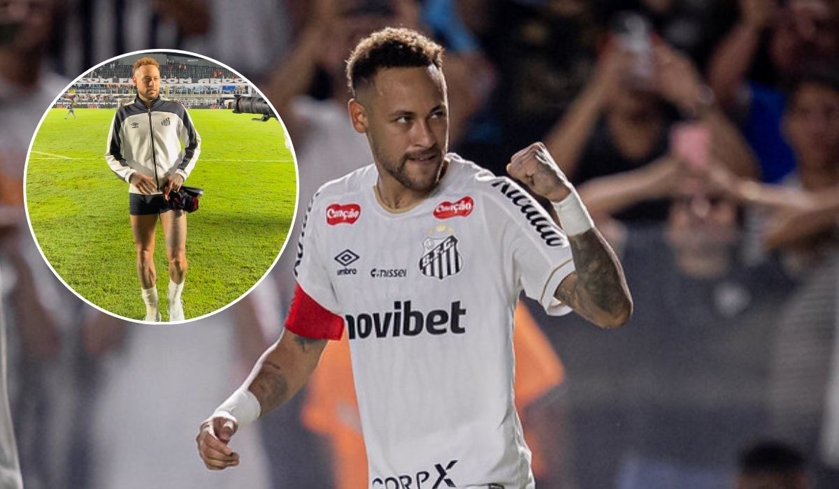 NEYMAR SAIU DE CUECA DA VILA!