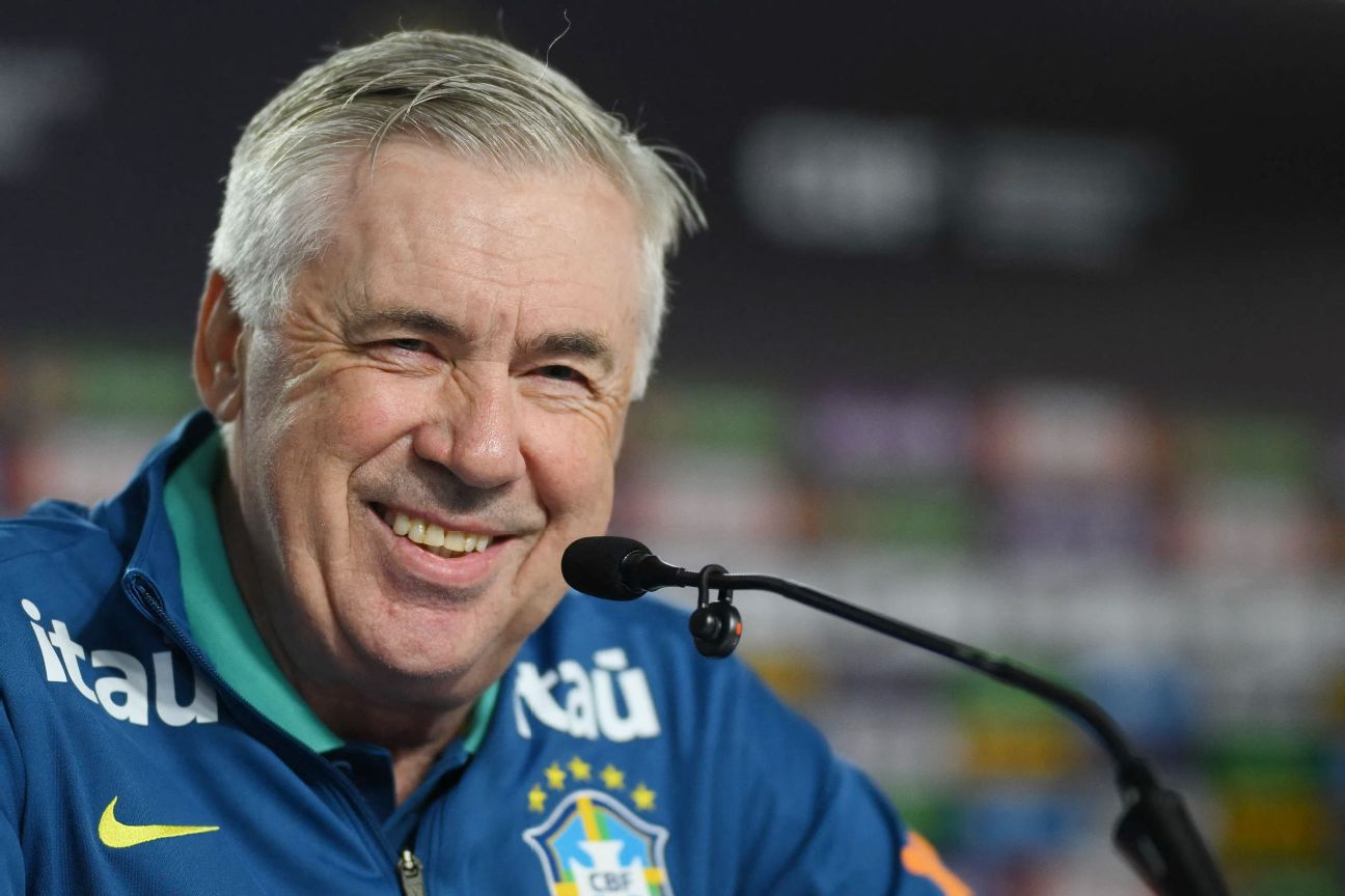 Ancelotti perto de renovar com o Brasil