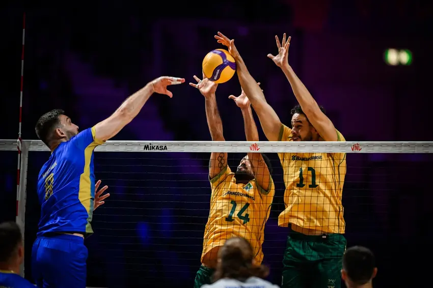 Brasil perde invencibilidade na VNL