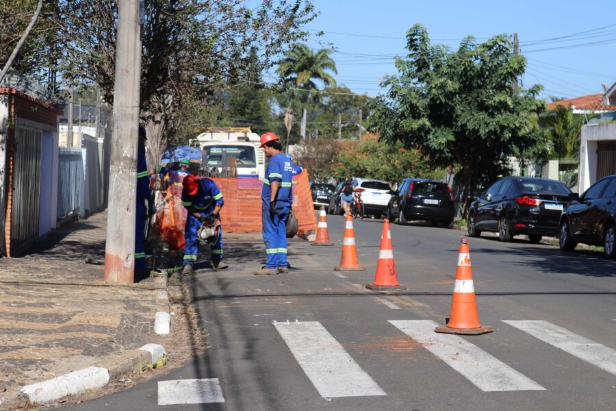 Saae avança com obras de modernização da rede de água no Jardim Áurea