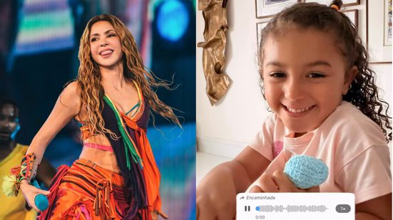 Filha de Léo Santana LIZ recebe recado de Shakira e encanta a web!