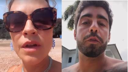 TRETA DO PIOLHO! LUANA PIOVANI E PEDRO SCOOBY TROCAM FARPAS NA WEB
