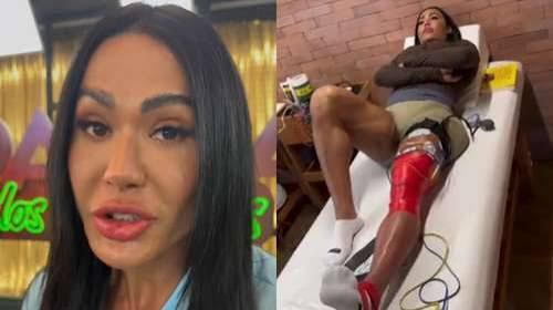 GRACYANNE BARBOSA REVELA ROTINA DE TRATAMENTO