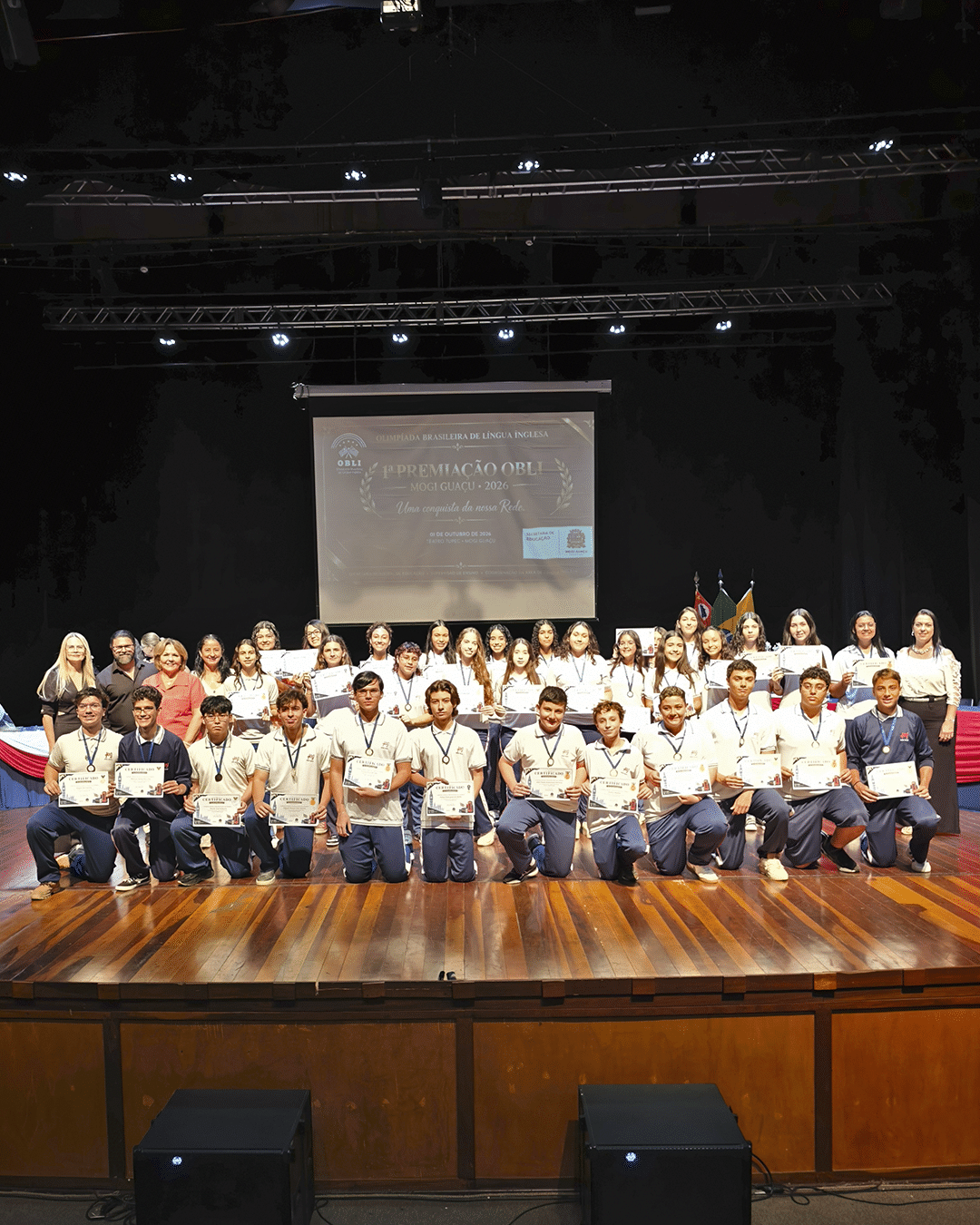 MOGI GUAÇU: 97 MEDALHAS NO INGLÊS!