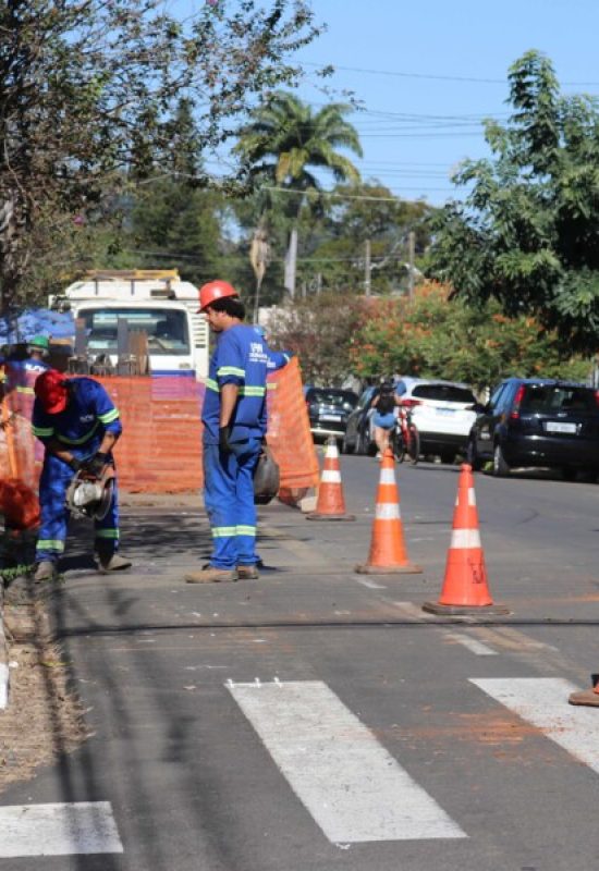 Saae avança com obras de modernização da rede de água no Jardim Áurea