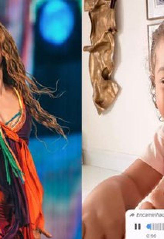 Filha de Léo Santana LIZ recebe recado de Shakira e encanta a web!