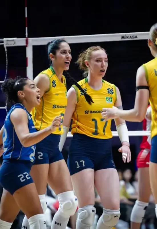 Vôlei: Brasil garante vaga na VNL