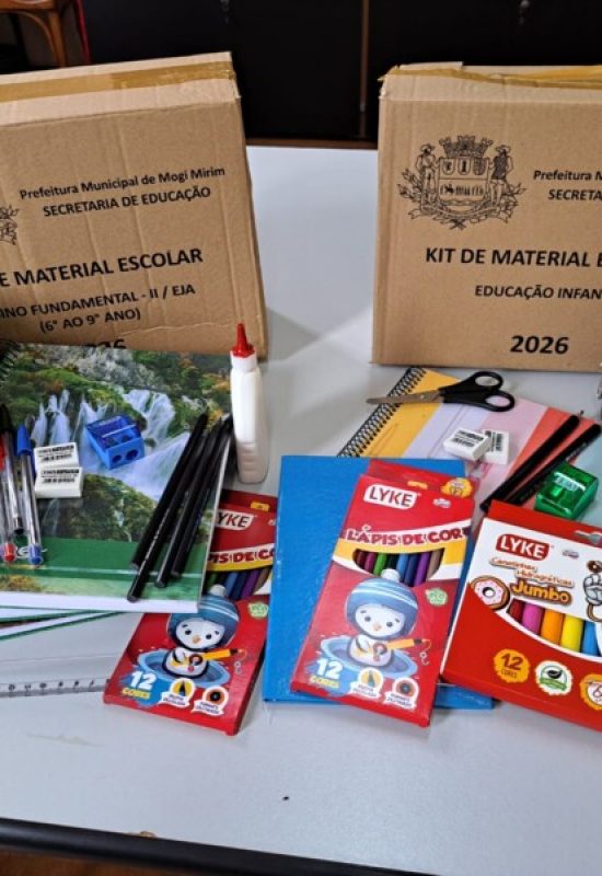 Mogi Mirim amplia entrega de kits escolares